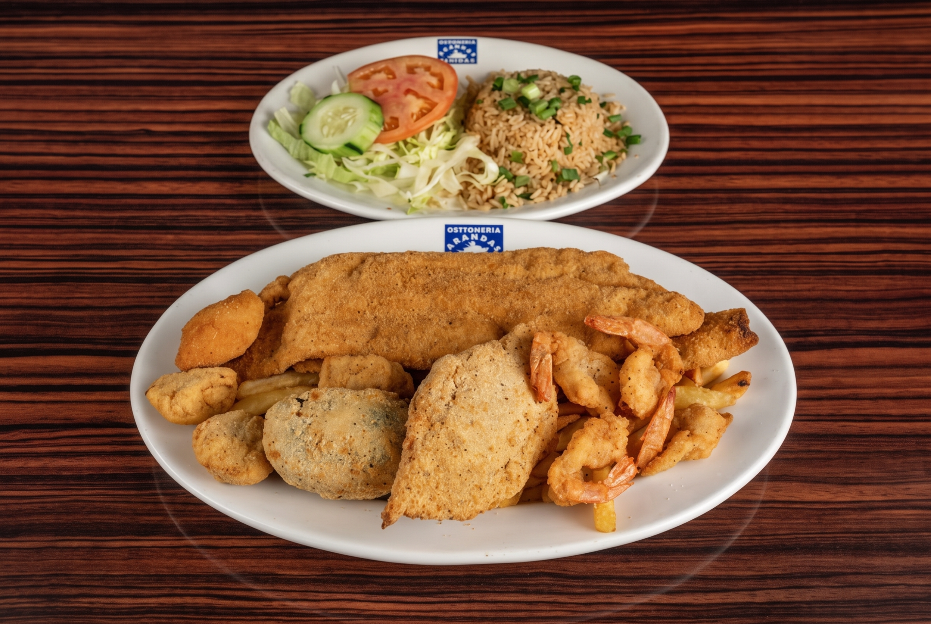 Brochetas, platters, and thirty-shrimp lunches